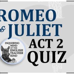 Romeo and juliet act one quiz