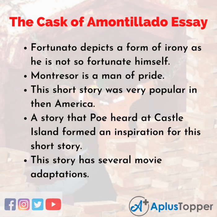 The cask of amontillado test