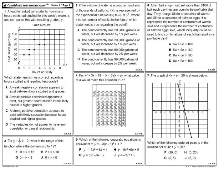 Florida algebra 1 eoc practice