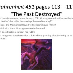 Questions for fahrenheit 451 part 1