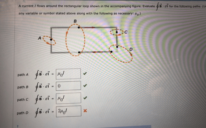 Find the flux φb through the loop