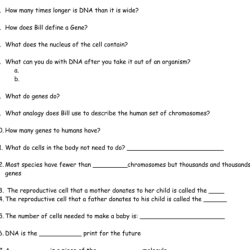 Cracking your genetic code worksheet